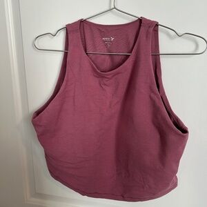 Raspberry Red sports bra tank